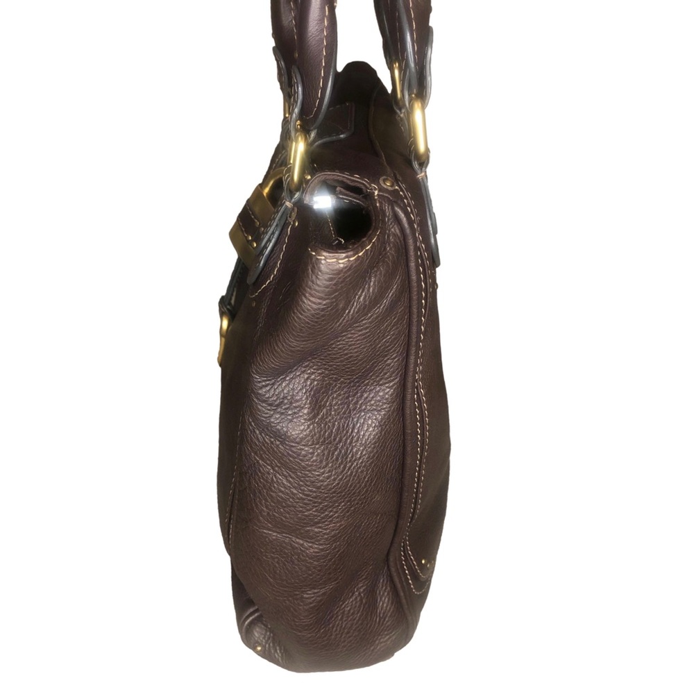 CHLOE Paddington Mocha Brown Leather Bag with Lock & Key Mint Condition - Picture 5 of 17